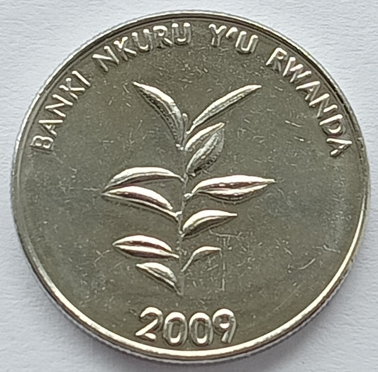 Rwanda 20 Franków 2009
