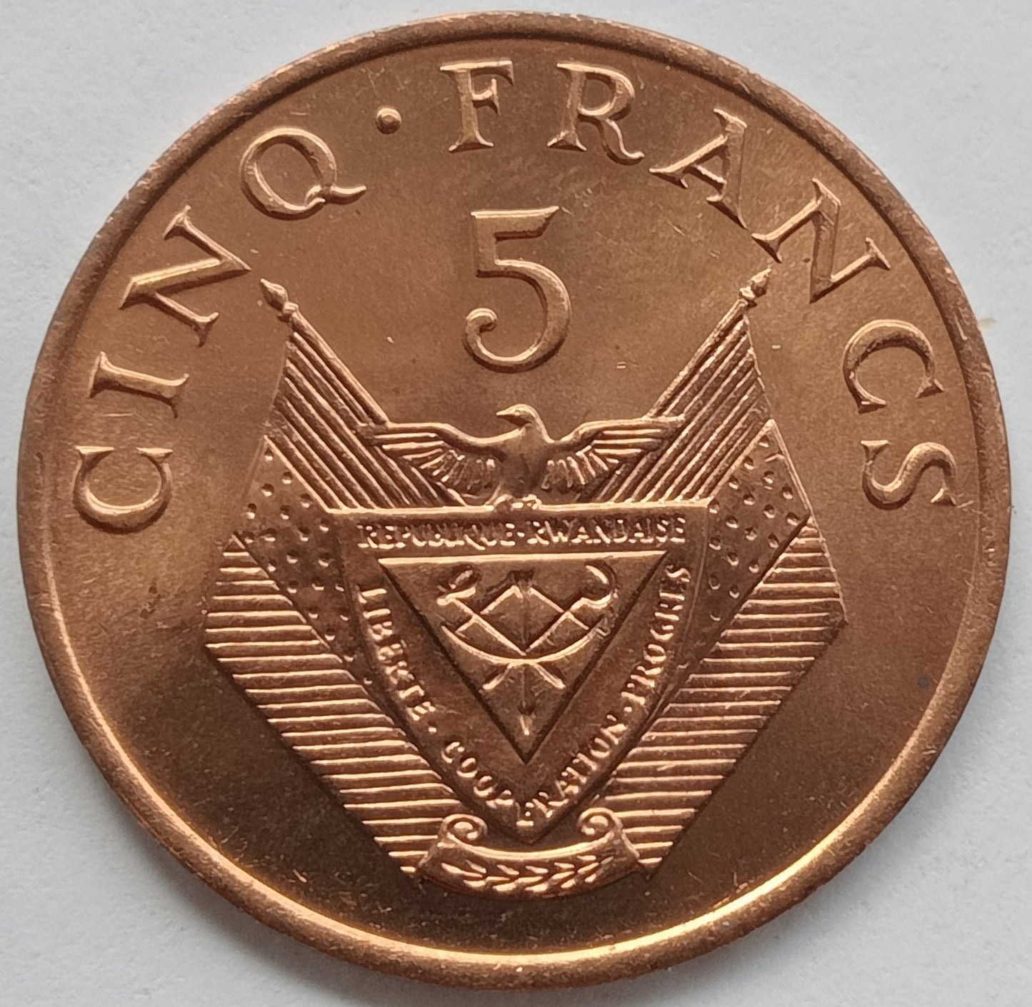 Rwanda 5 Franków 1987