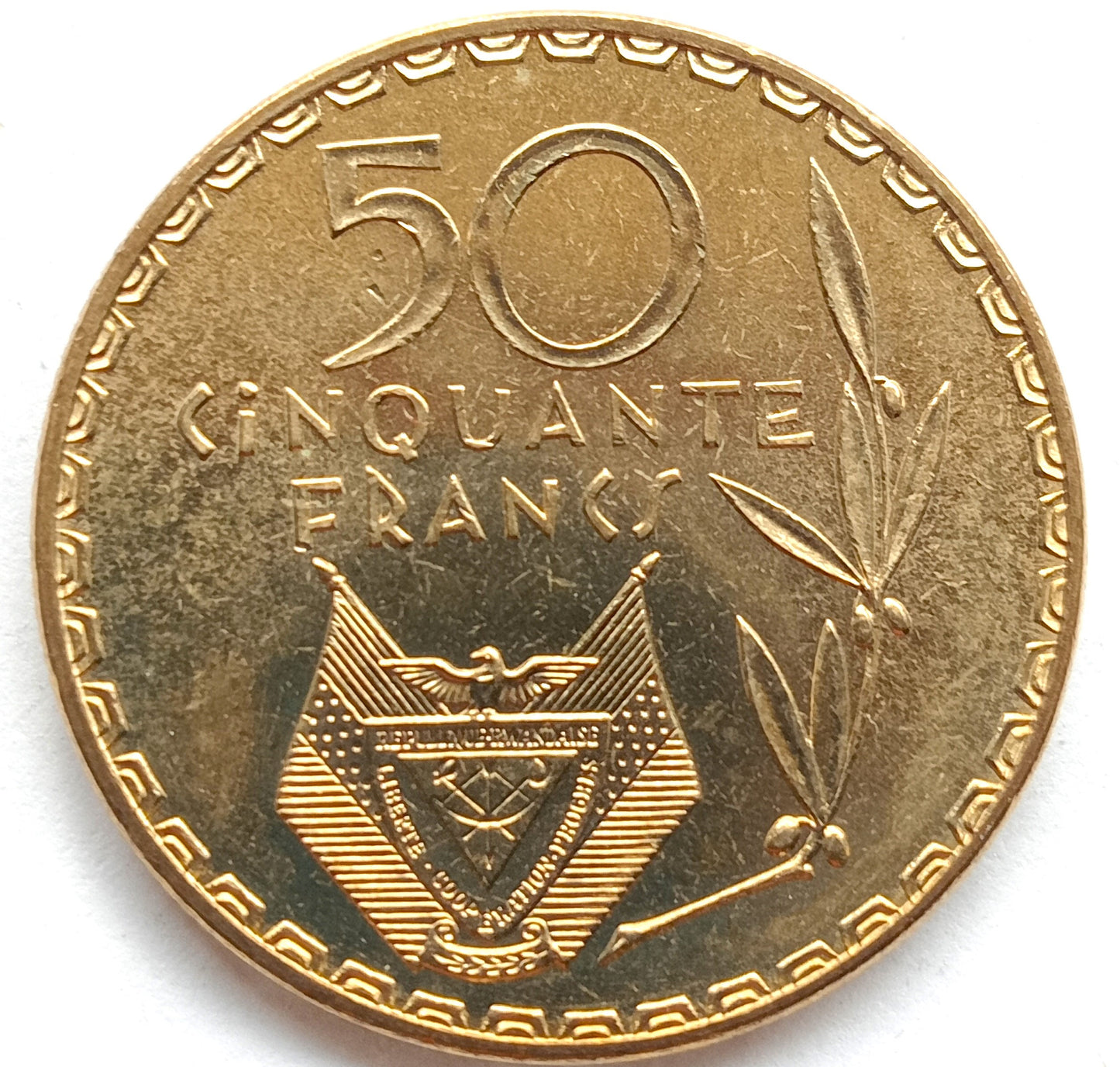 Rwanda 50 Franków 1977