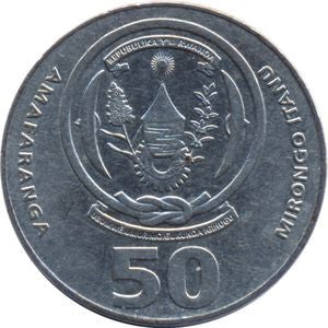 Rwanda 50 Franków 2003
