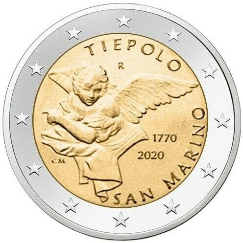 San Marino 2 euro 2020 250 rocznica śmierci Giambattista Tiepolo