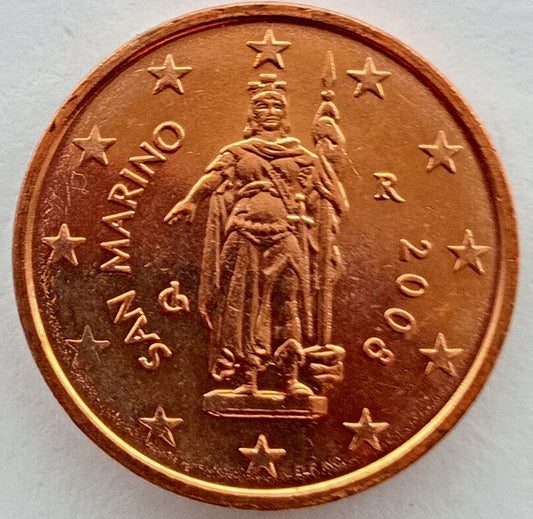 San Marino 2 Eurocent 2008