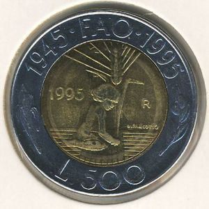 San Marino 500 Lirów 1995