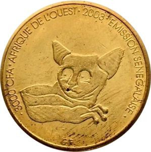 Senegal 3 000 Franków 2003