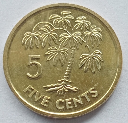 Seszele 5 Centów 2010