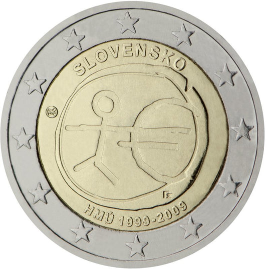 Słowacja 2 euro 2009 10-lecie wprowadzenia systemu euro (Słowacja)