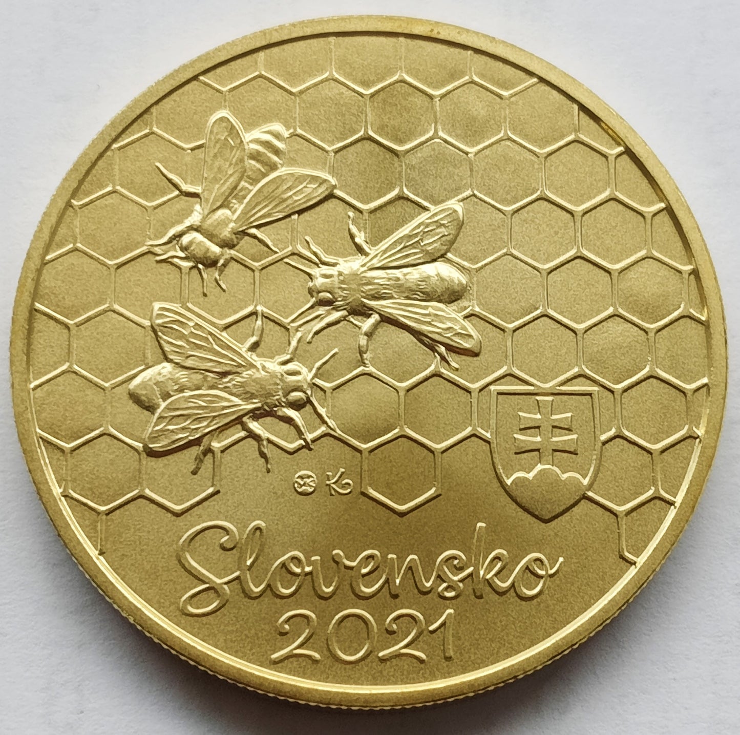 Słowacja 5 euro 2021 Pszczoła miodna