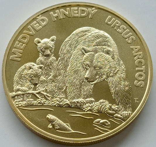 Słowacja 5 euro 2023 Niedźwiedź brunatny