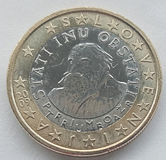 Słowenia 1 Euro 2009