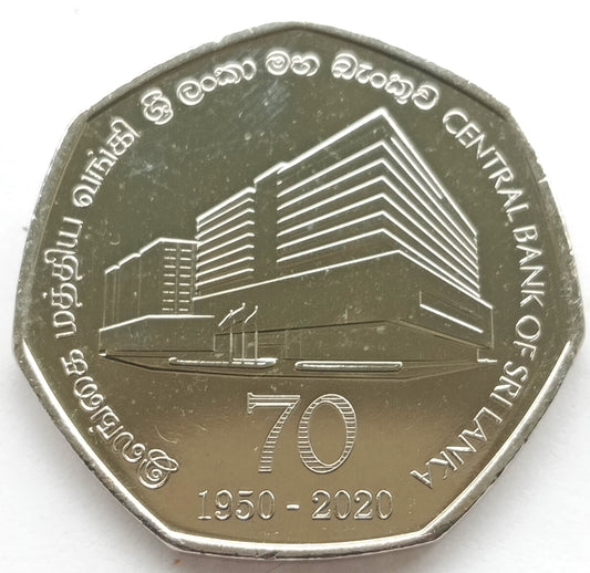 Sri Lanka 20 Rupia 2020 75 lat Banku Centralnego