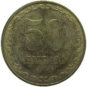 Tadżykistan 50 Diramów 2019