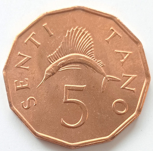 Tanzania 5 Senti 1982