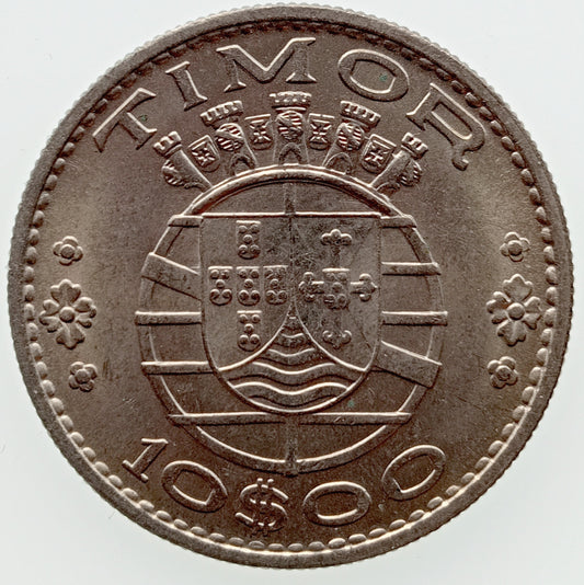 Timor Wschodni 10 Escudo Timoru Portugalskiego 1970