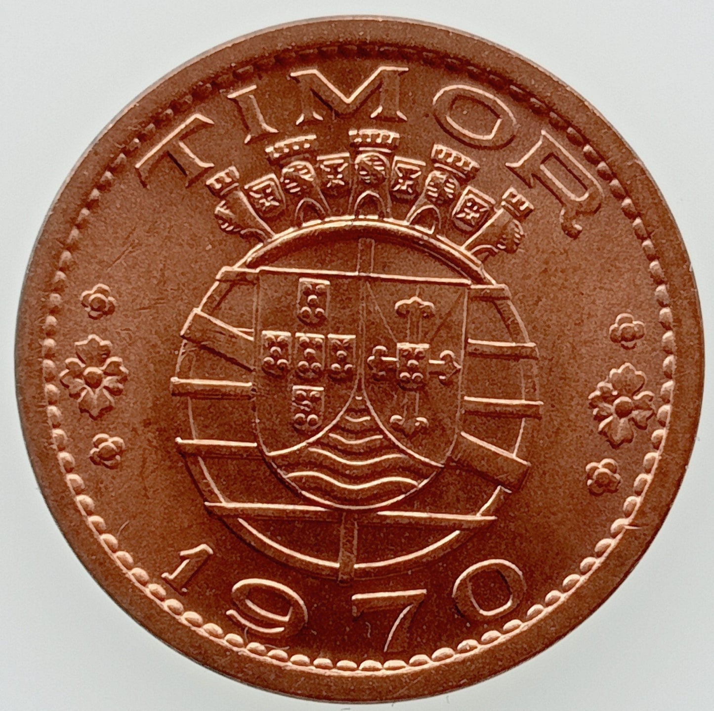 Timor Wschodni 20 Centavo Timoru Portugalskiego 1970