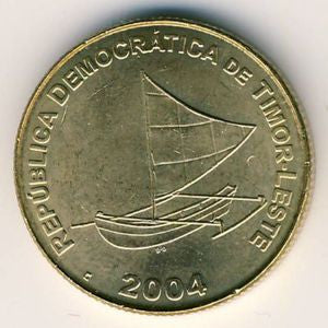 Timor Wschodni 25  Centavo 2004