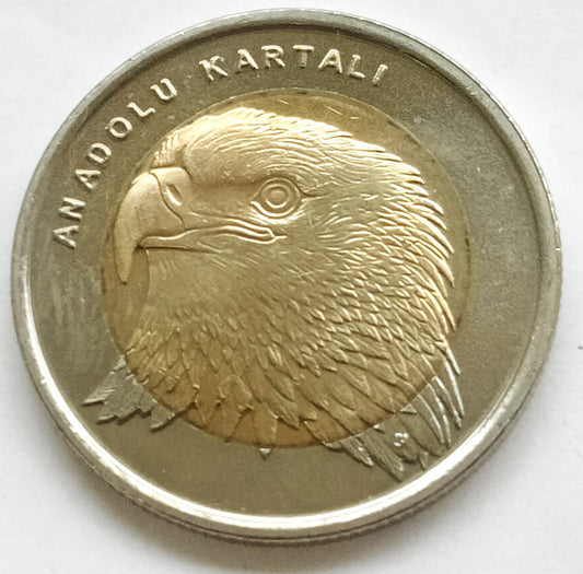 Turcja 1 Lira  2014 Orzeł Anatolijski