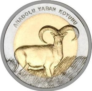 Turcja 1 Lira  2015 Muflon