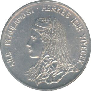 Turcja 5 Kuruszy FAO - głowa panny młodej