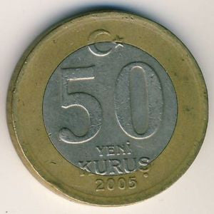 Turcja 50 Nowych Kuruszy 2005
