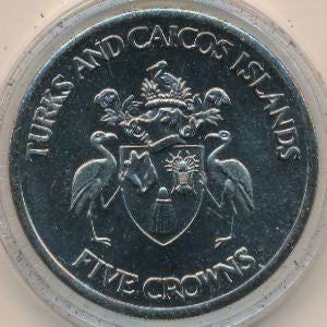 Turks i Caicos 5 Koron 1992  XXV Letnie i XVI Zimowe Igrzyska Olimpijskie