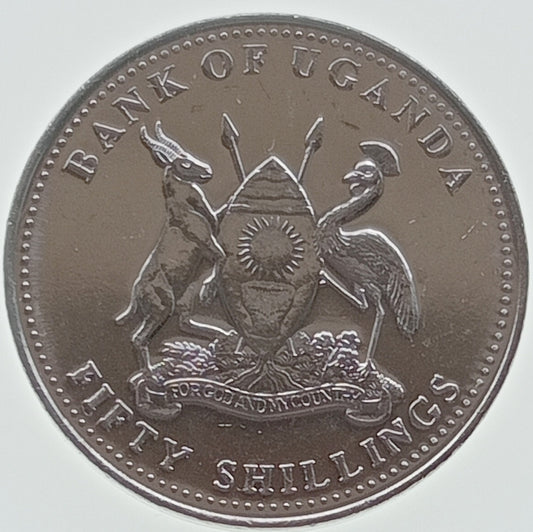 Uganda 50 Szylingów 1998