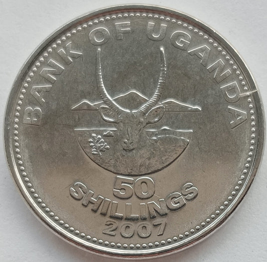 Uganda 50 Szylingów 2007