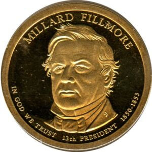 USA 1 Dolar 2010 13 Prezydent USA - Millard Fillmore (1850-1853)