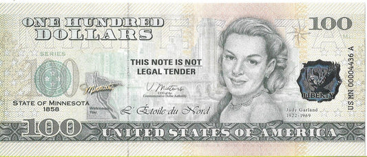 USA 100 Dolarów 2022 Minnesota Commemorative Dollar