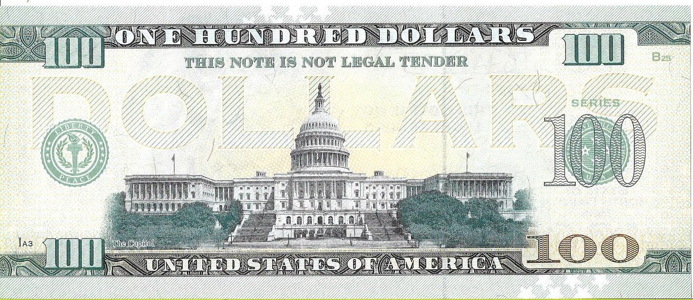USA 100 Dolarów 2022 North Dakota Commemorative Dollar
