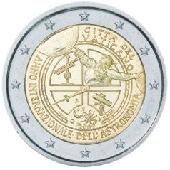 Watykan 2 euro 2009 Międzynarodowy Rok Astronomii