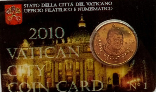 Watykan 50 Euro Cent 2010