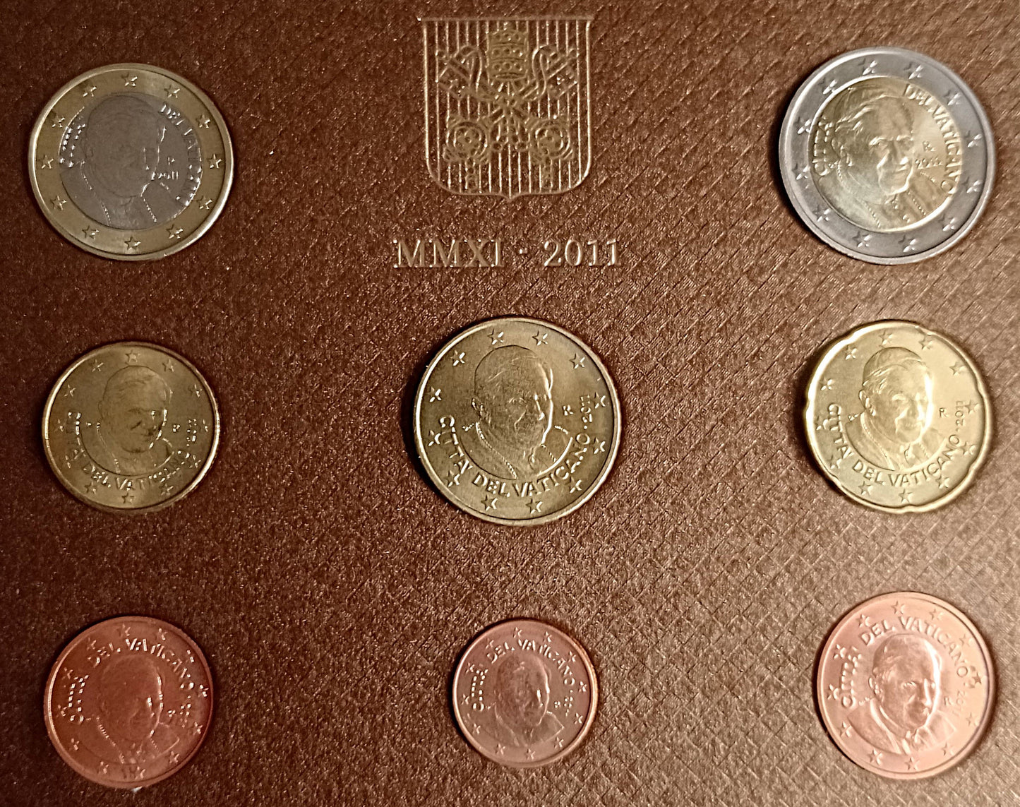 Watykan Różne euro zestaw menniczy 2011