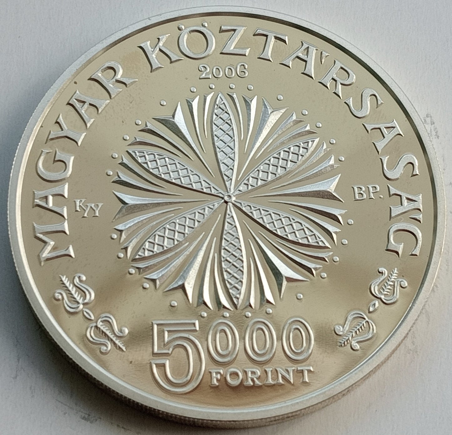 Węgry 5 000 Forint 2006125. rocznica urodzin Beli Bartoka