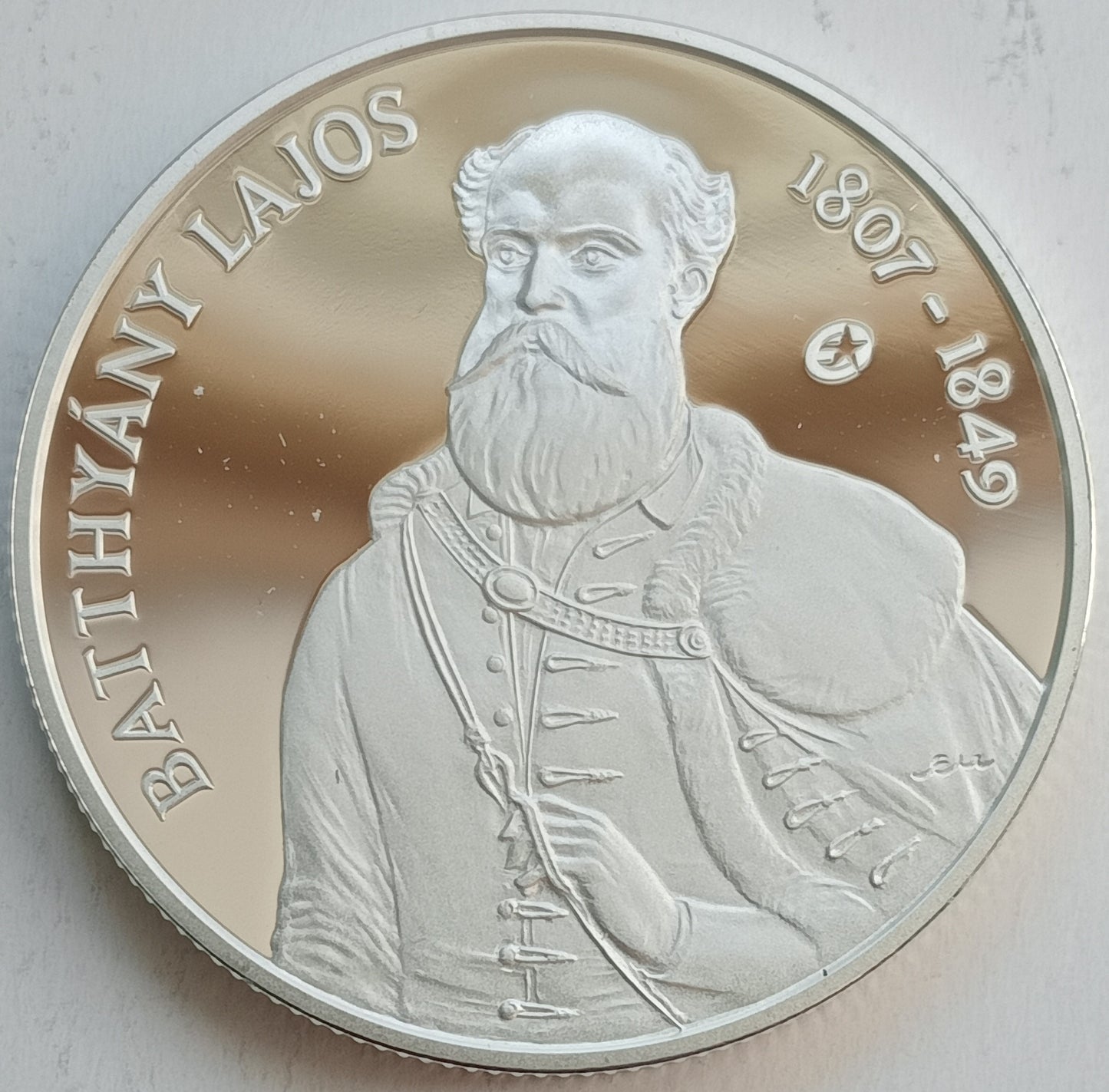 Węgry 5 000 Forint 2007 250 rocznica urodzin - Lajos Batthyány