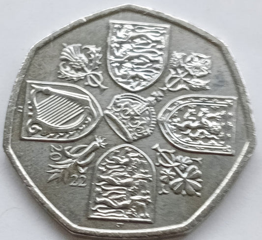 Wielka Brytania 50 Pensów 2022