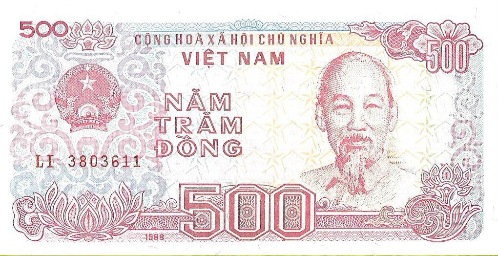 Wietnam 500 Dong 1988 - UNC