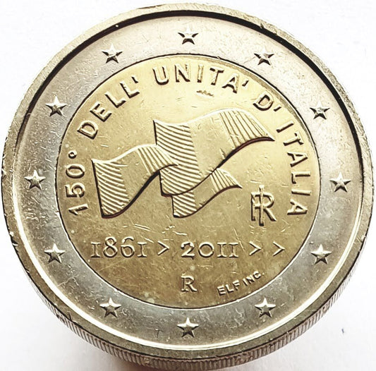 Włochy 2 euro 2011 150 rocznica zjednoczenia Włoch