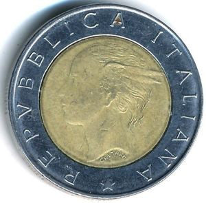 Włochy 500 Lirów 1998 20 lat IFAD