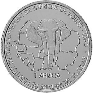 Wybrzeże Kości Słoniowej 150 CFA - Franków 2003