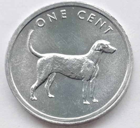 Wyspy Cooka 1 Cent 2003 Pointer Dog