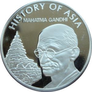 Wyspy Cooka 1 Dolar 2004 Historia Azji - Mahatma Gandhi