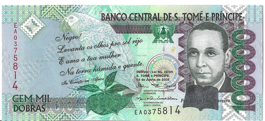 Wyspy Świętego Tomasza i Książęca 100 000 Dobras 2005 - UNC