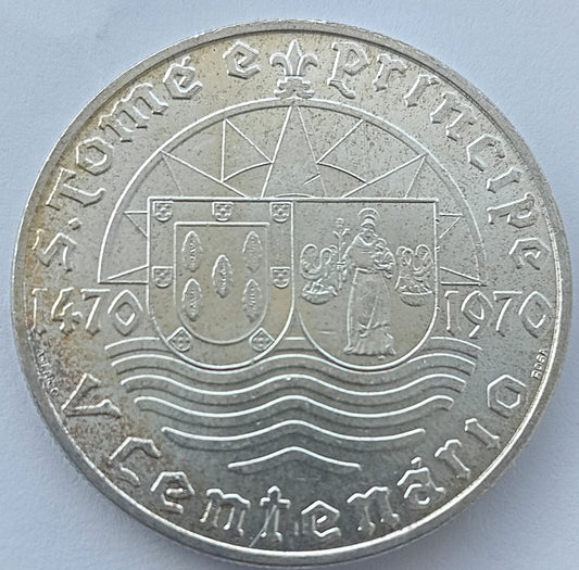 Wyspy Świętego Tomasza i Książęca 50 Escudo 1970  500 rocznica odkrycia