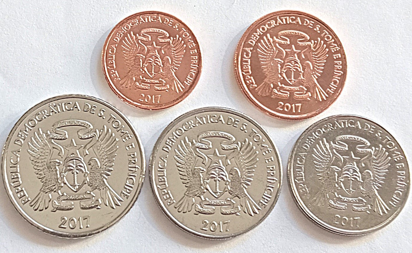 Wyspy Świętego Tomasza i Książęca - zestaw monet 2017