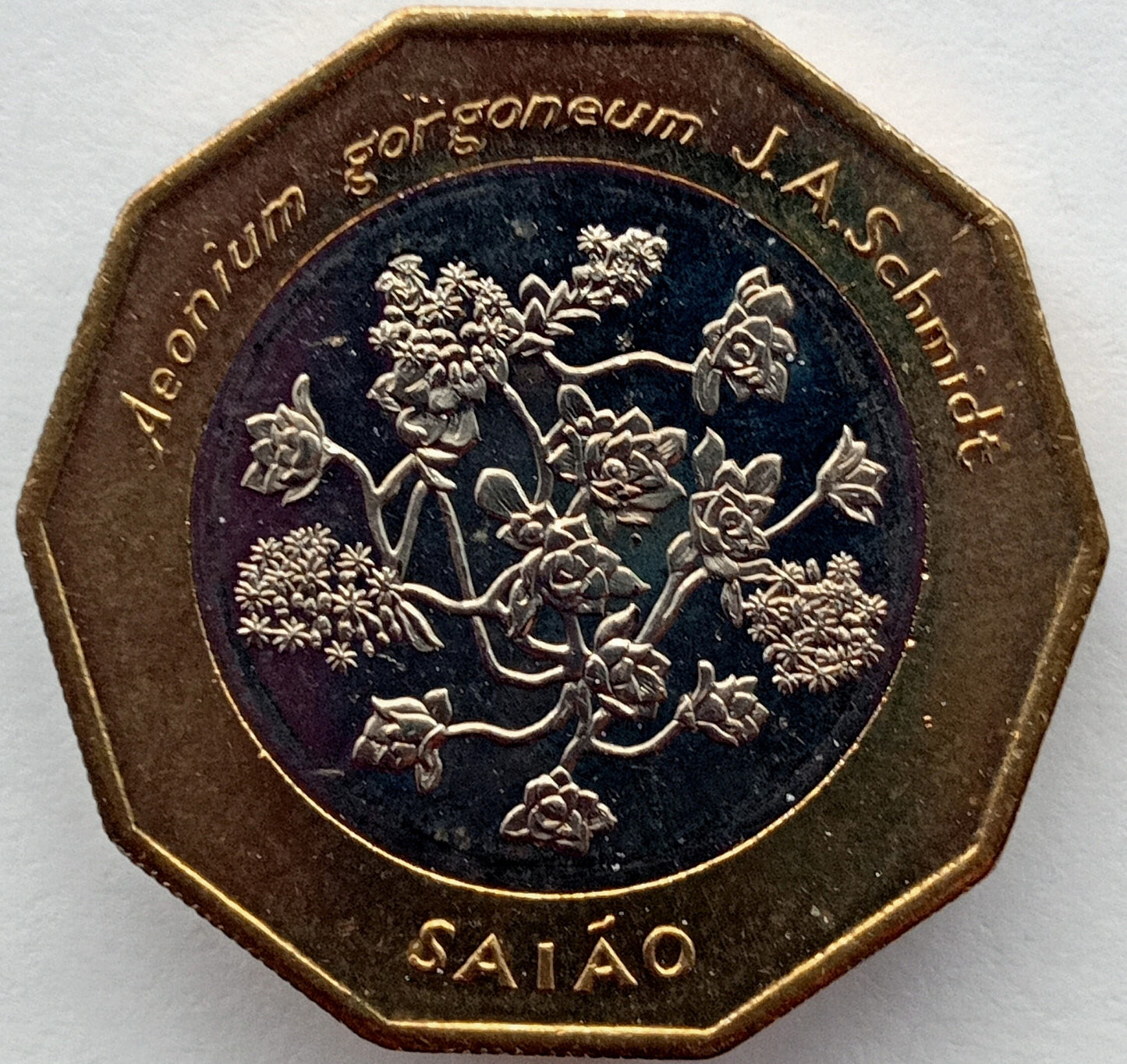 Wyspy Zielonego Przylądka 100 Eskudo 1994 Rośliny - Aeonium gorgoneum /jasny pierścień/