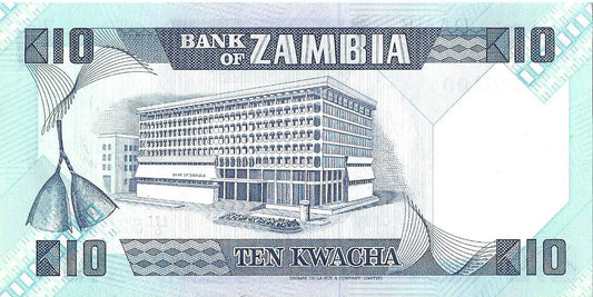 Zambia 10 Kwacha 1986 - UNC
